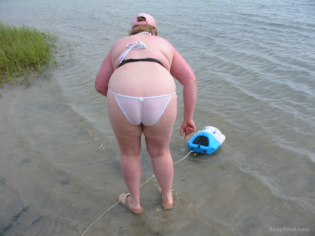 Walmart Bbw Slut - My sexy bbw slut San Antonio wife in bikini on the beach